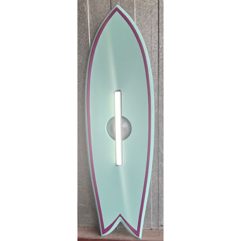 Lámpara Retro Fish turquesa